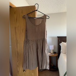 Plaid mini dress, American Eagle, Size L!